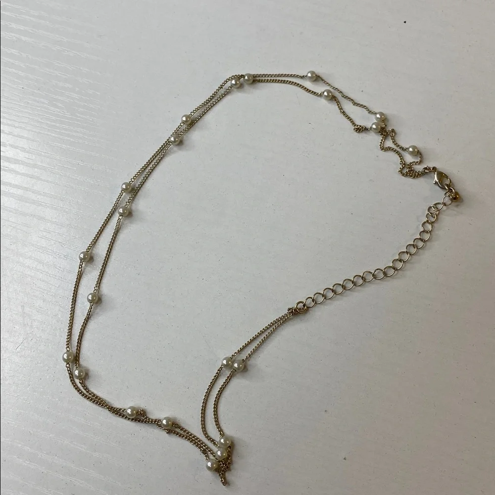 Pearl style necklace - Picture 3 of 3